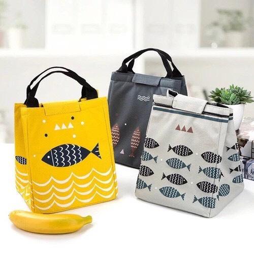 COMBO HỘP CƠM LÚA MẠCH 3 TẦNG VÀ TÚI CÁ GIỮ NHIỆT CHẤT LƯỢNG