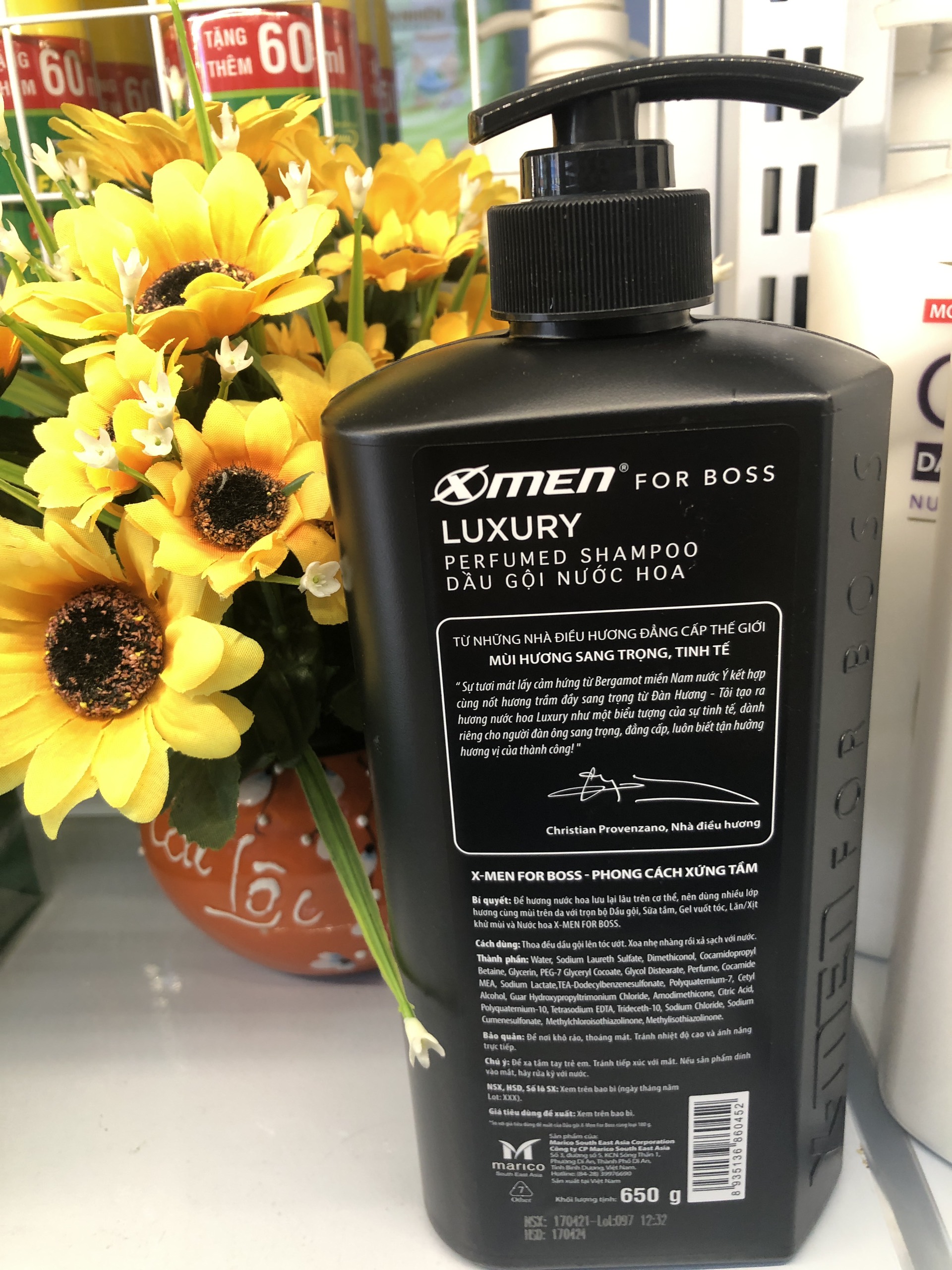 Dầu gội Xmen for Boss 650gr