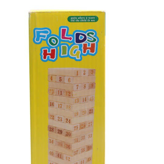 Rút gỗ số cỡ lớn 48 pcs boardgame thử thách