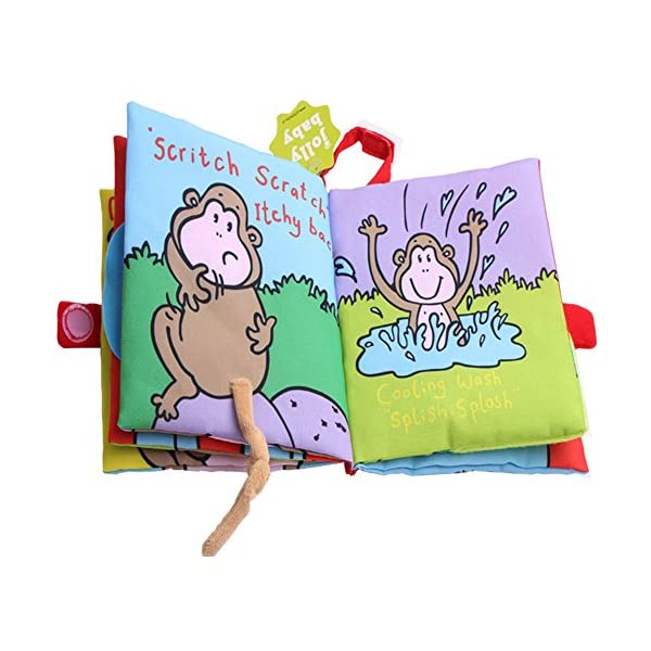 [HCM]SÁCH VẢI 3D - MY MONKEY BOOK
