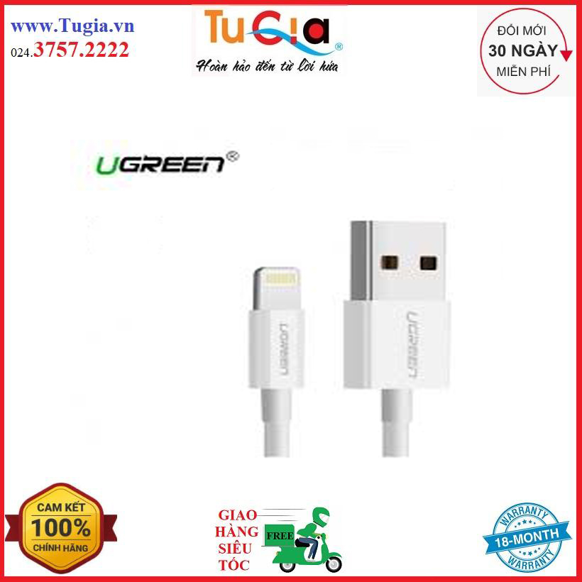UGREEN 2M Lightning ra USB cable cáp ( ABS Case) US155-20730 - Hàng Chính Hãng