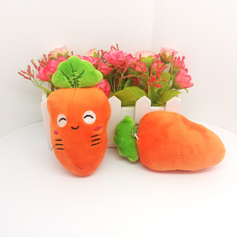 MÓC KHÓA CÀ RỐT THÚ BÔNG (CÓ MÓC KHÓA CHUỖI HẠT)