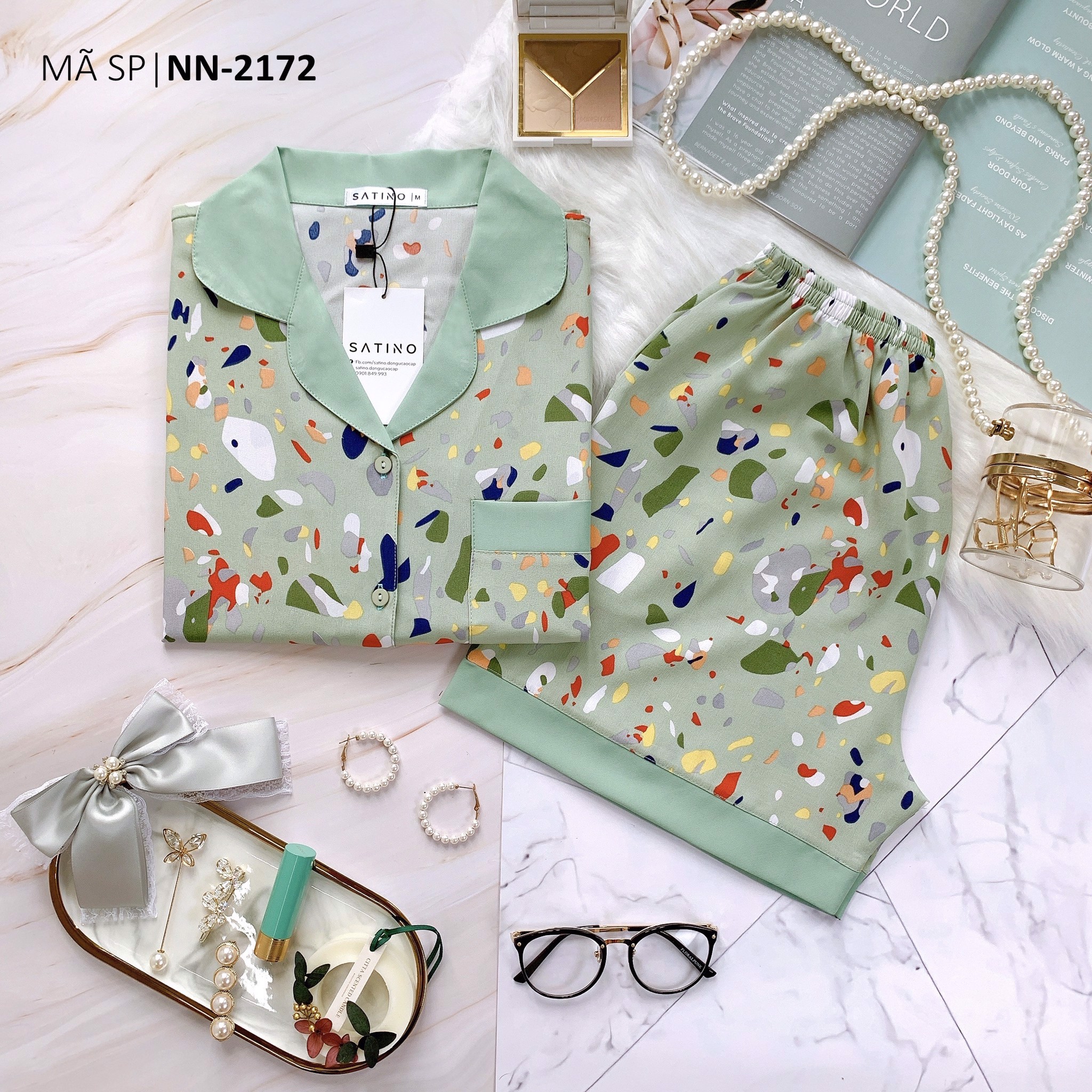 [COMBO 3 BỘ 439K] Pijama TNQN - Jenny Mint