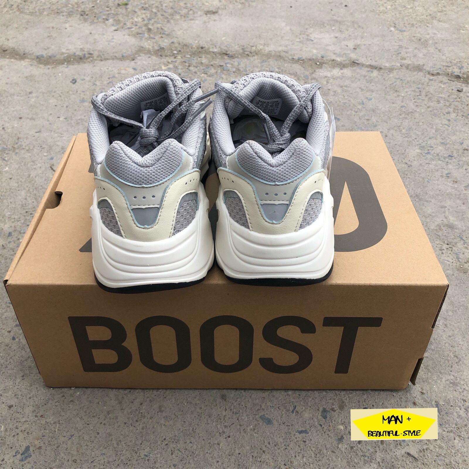 (GIÀY PHẢN QUANG) giày thể thao sneaker YEEZY BOOST 700 static