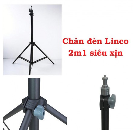 phụ kiện đèn live [ chân đèn ] Chân đèn live stream 210cm giá rẻ (Cao tối đa 2m1)
