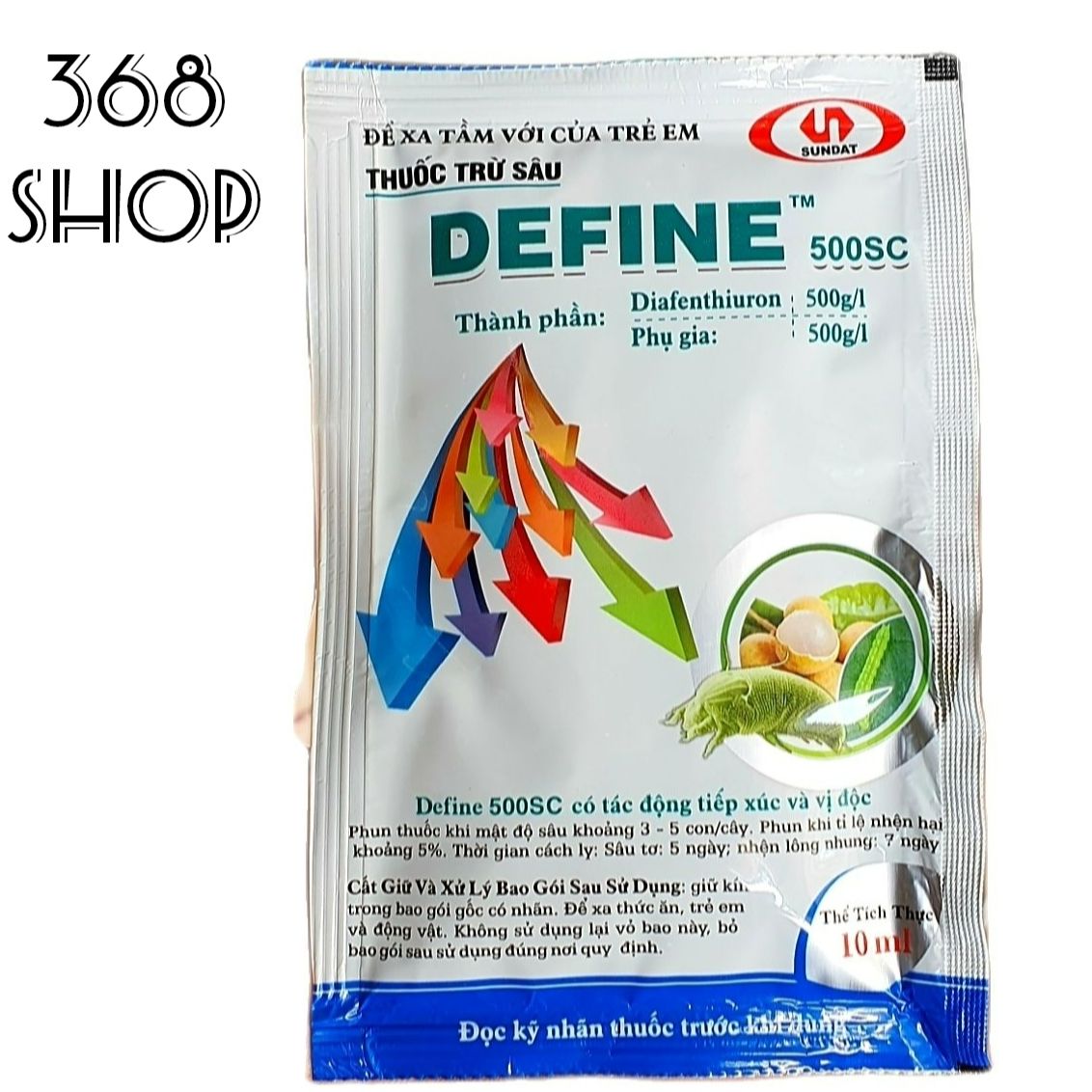 💎 thuốc trừ sâu define 500ec nhện lông nhung, sâu tơ.. 💖