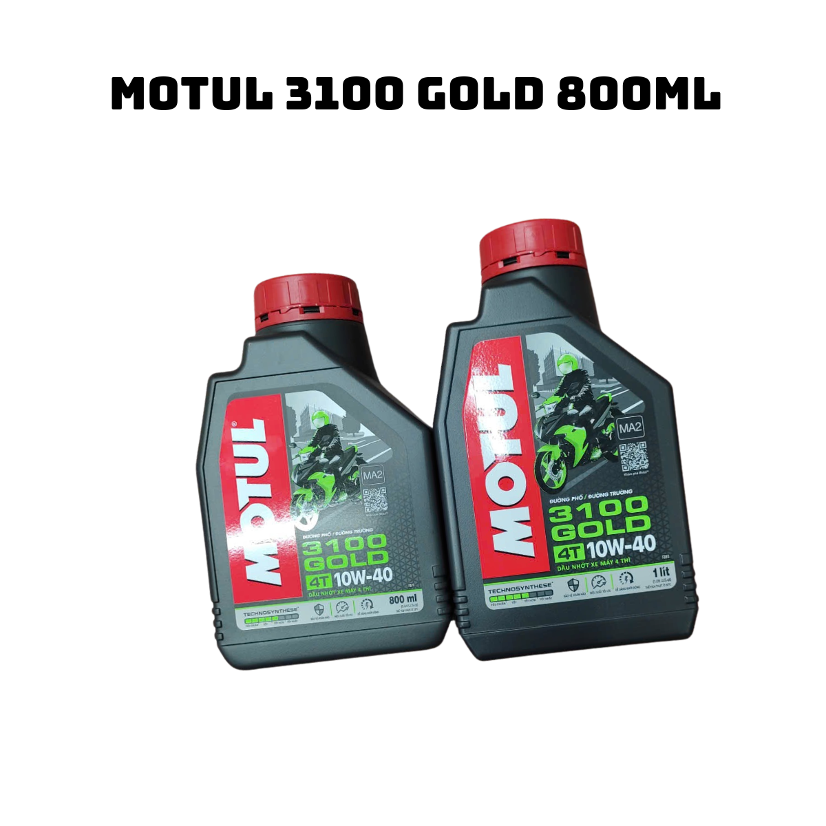 Motul Gold 3100 10W40 800ml - Nhớt xe máy số cao cấp
