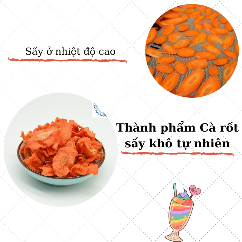 [HCM]Cà rốt sấy lạnh 20g