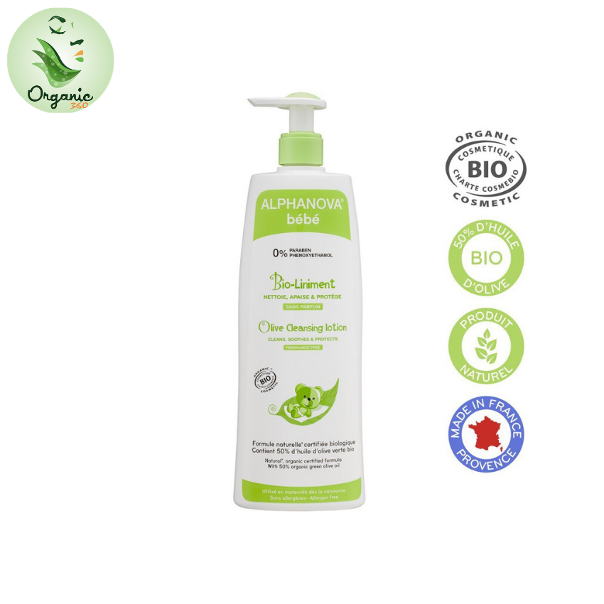 Dung dịch vệ sinh và chống hăm Limiment Oléo - calcaire Alphanova 500ml