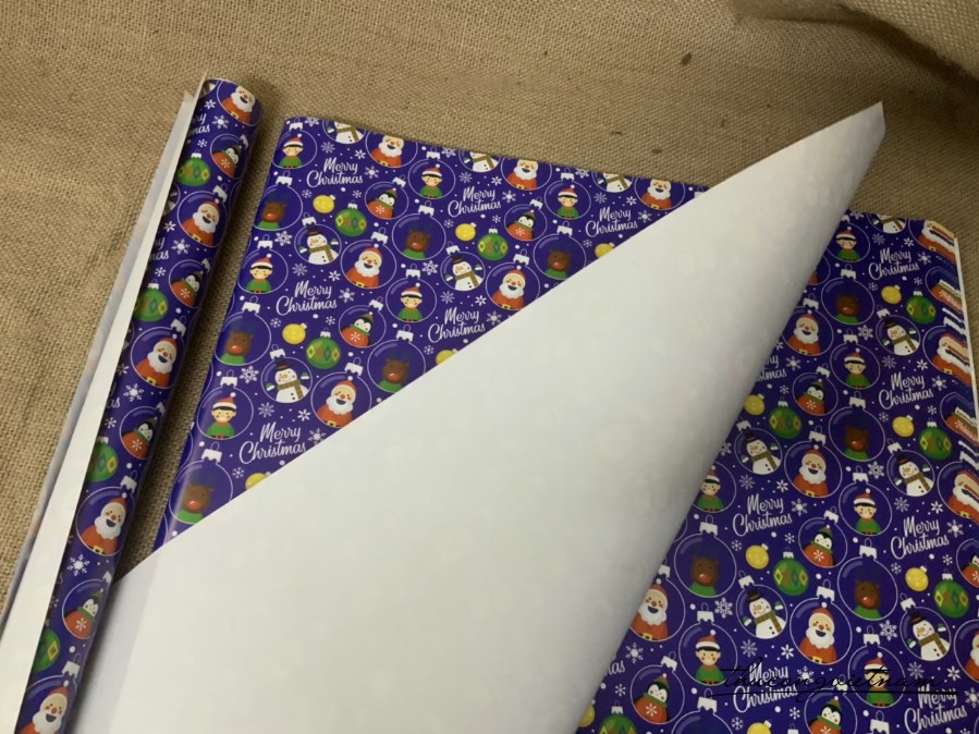 Set 2 Giấy gói quà Giáng Sinh - Mẫu 26