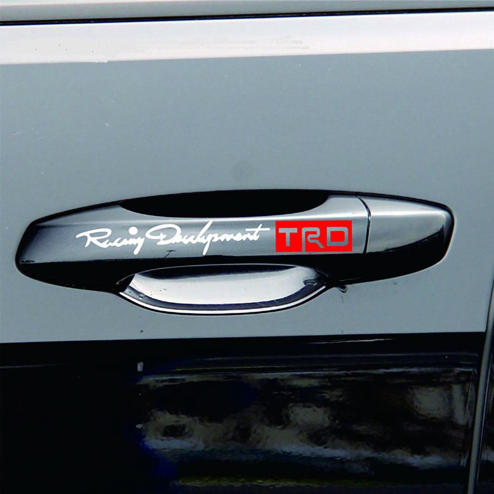 Bộ 4 tem Decal "Racing develement TRD"