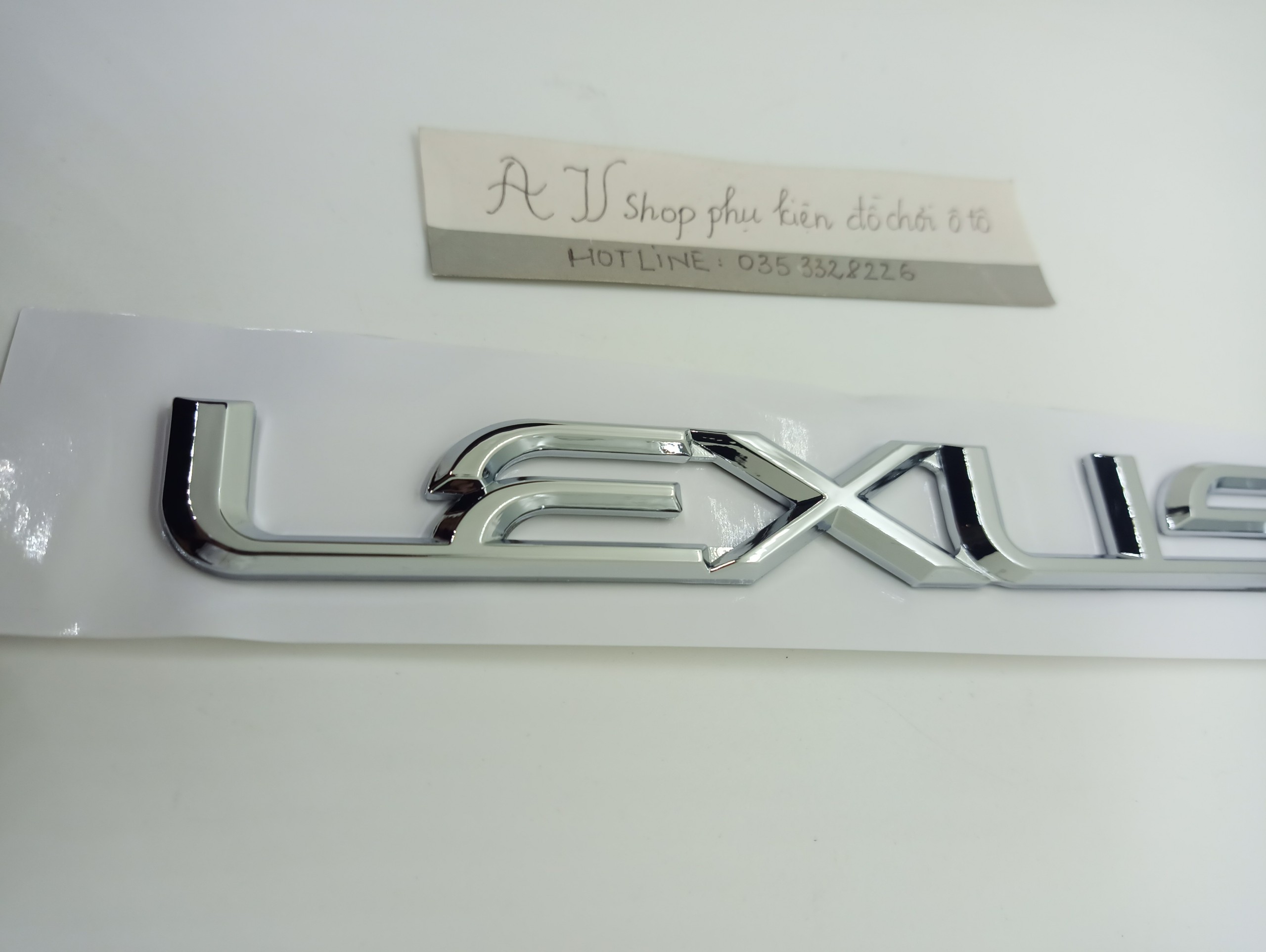 Miếng Dán Chữ LEXUS Bằng ABS Trang Trí Xe Hơi