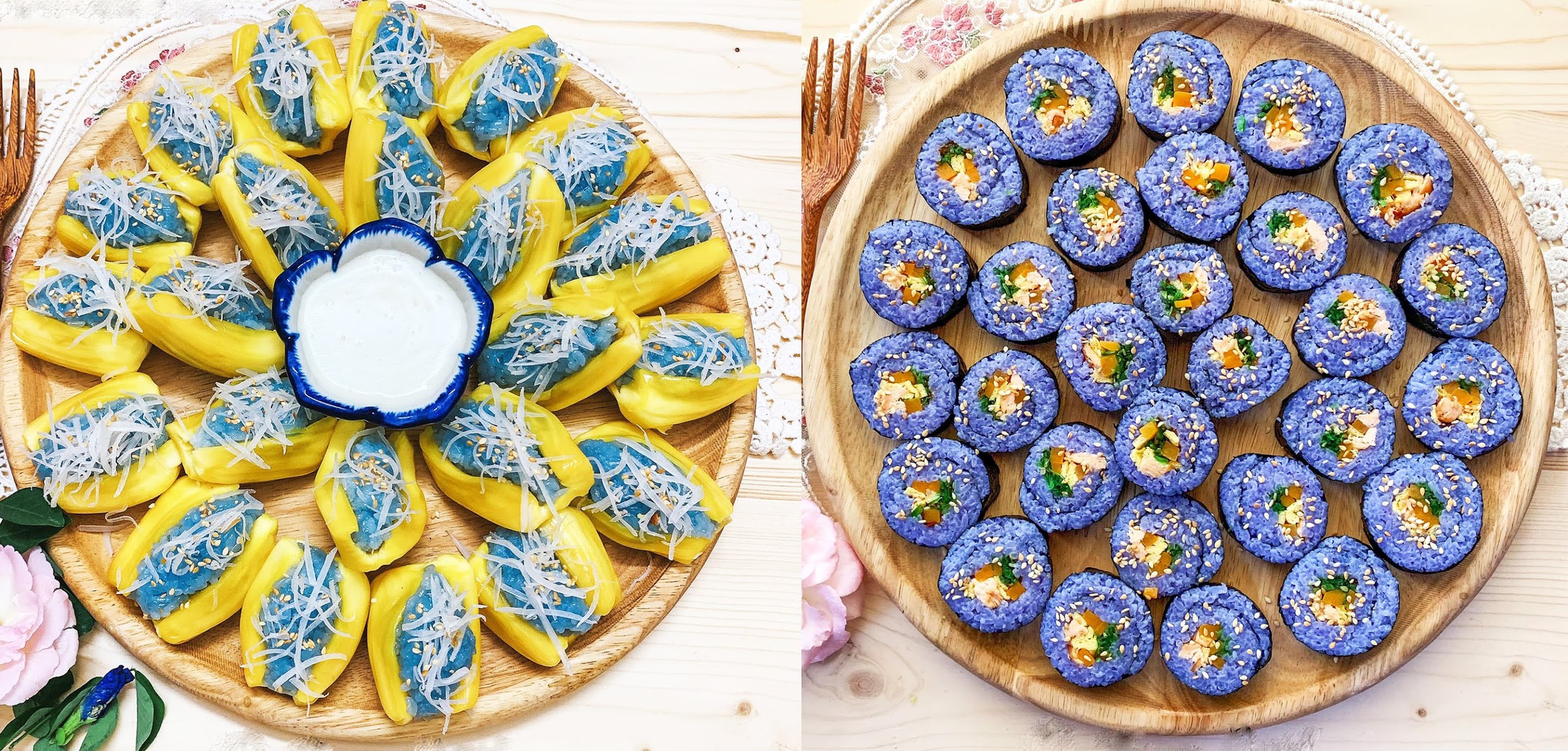 HOA ĐẬU BIẾC ĐÀ LẠT PHƠI KHÔ
