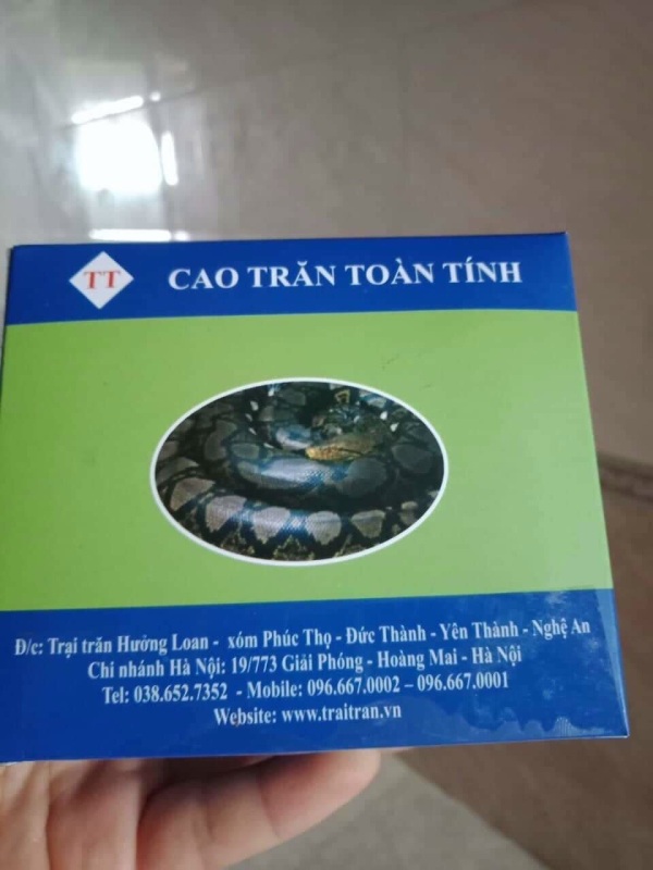 Cao trăn toàn tính 100g