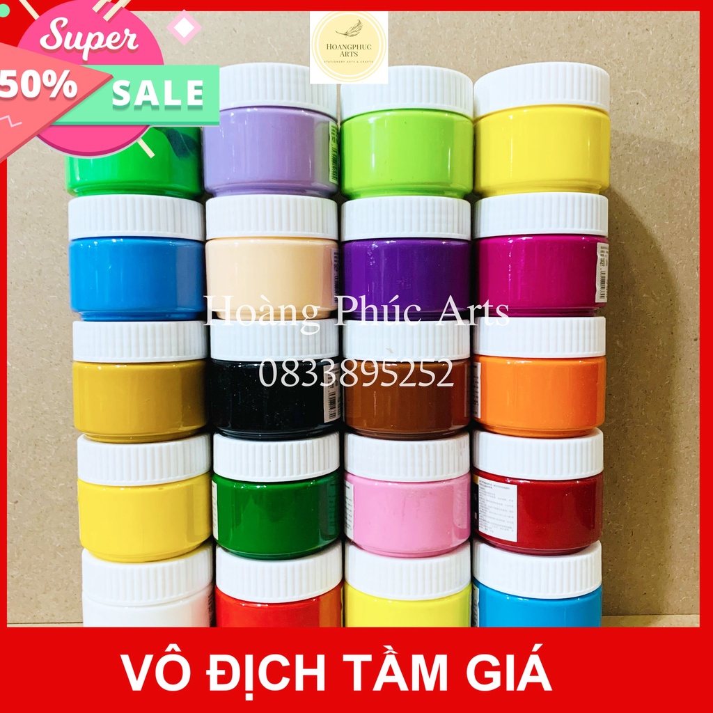 Màu Acrylic 3D 100ml , Chất Lượng Tốt