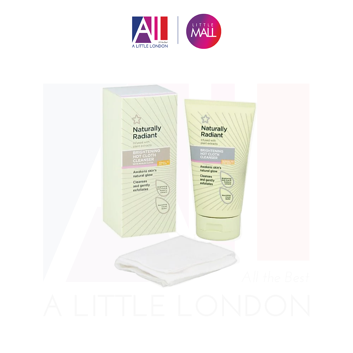 Tẩy trang khăn nóng Naturally Radiant Brightening Hot Cloth Cleanser 150ml