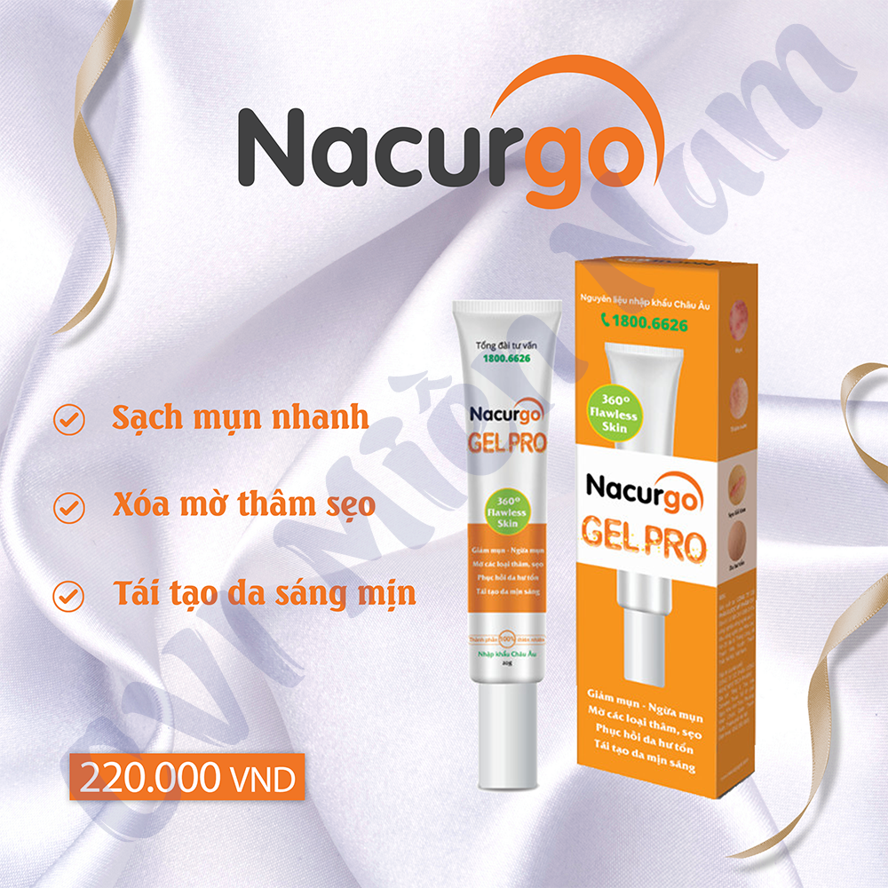 Nacurgo Gelpro – Ngừa Mụn Và Mờ Thâm Sẹo