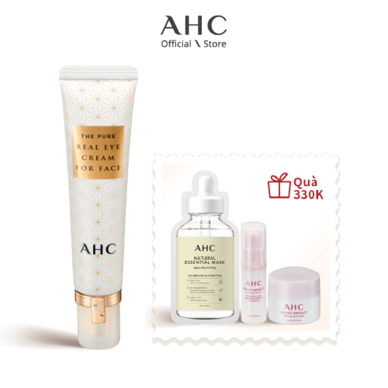 Kem Dưỡng Mắt và Mặt 2in1 AHC The Pure Real Eye Cream For Face (30ml) giá rẻ