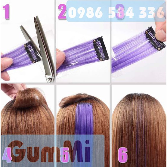 Tóc Light Tép Nhỏ Nhiều Màu - Cá Tính