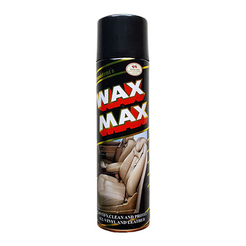 Bình Xịt Đánh Bóng Và Làm Sạch Wax Max, Làm Sạch Nội Thất Ô Tô, Chai Vệ Sinh Đồ Da