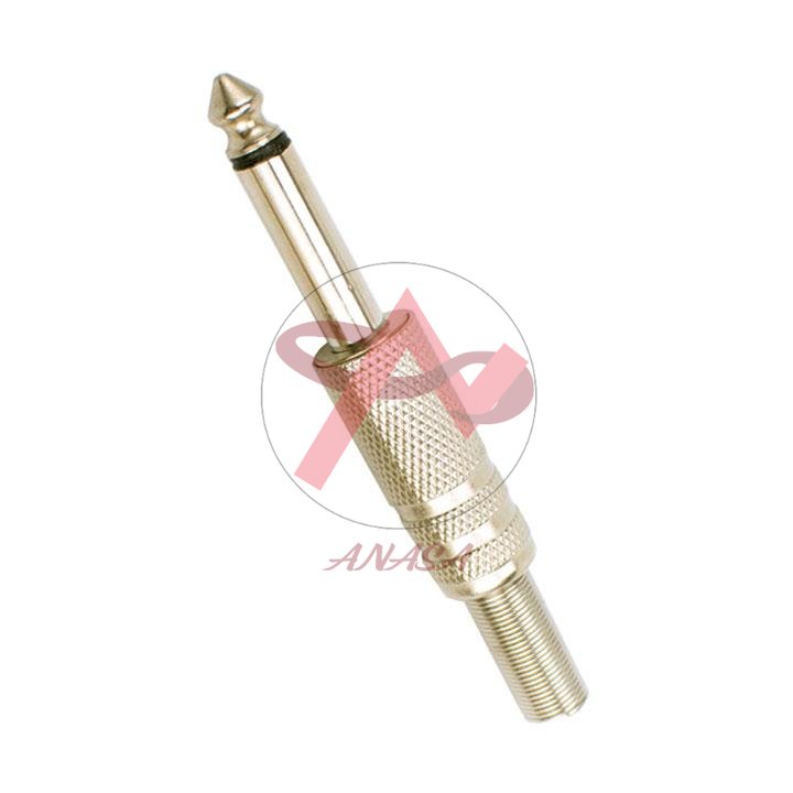 Jack Đực Nối Micro 6Ly Mạ Bạc