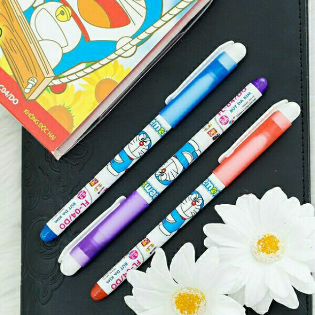[HCM]Bút Lông Kim mực tím Doraemon FL04/DO