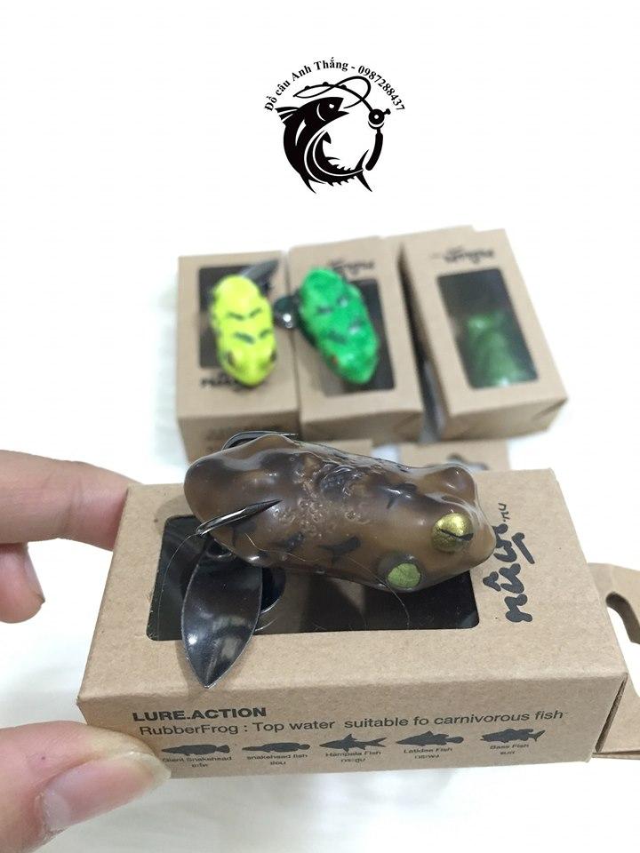 Frog toon v4 10gram mồi nhái giả, mồi lure câu cá lóc thái lan