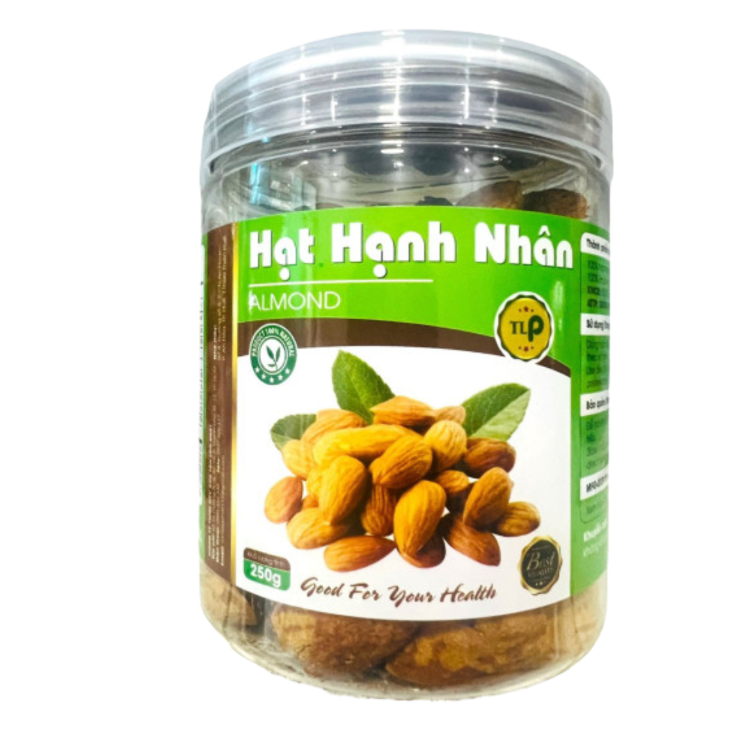 HẠT HẠNH NHÂN RANG BƠ TÂN LỘC PHÁT - HŨ 250G