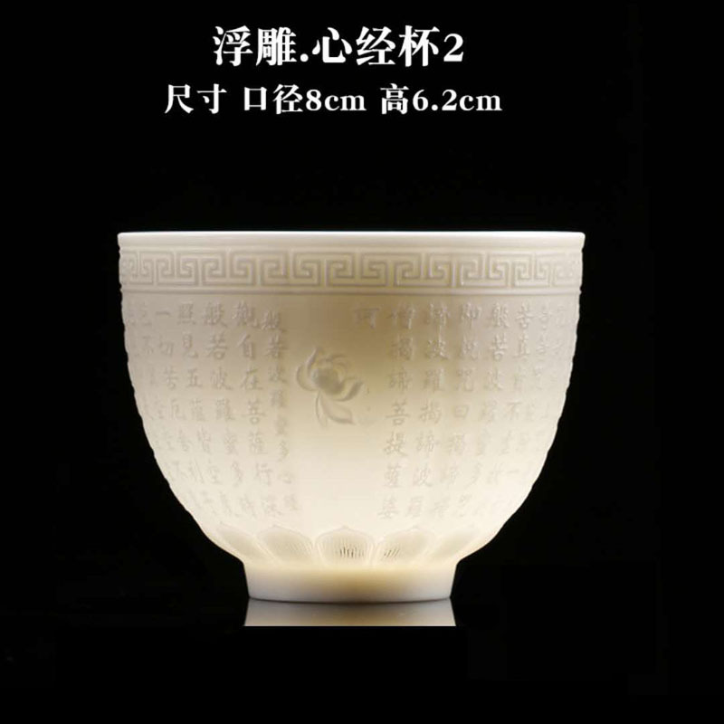 Chén Sứ Thấu Quang Dùng Thưởng Trà