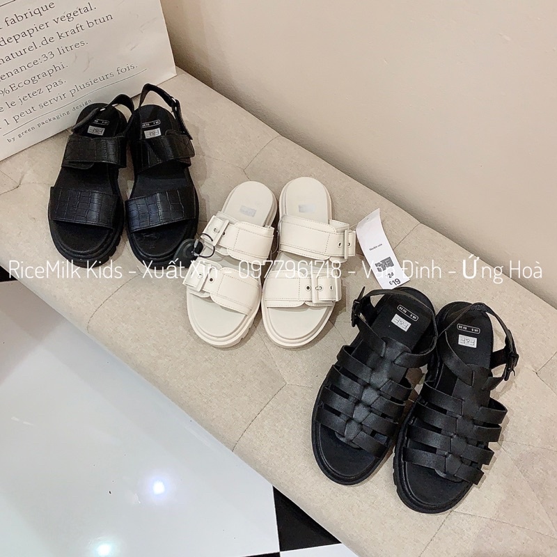 Sandal đế bằng F&F xuất dư xịn 3 màu