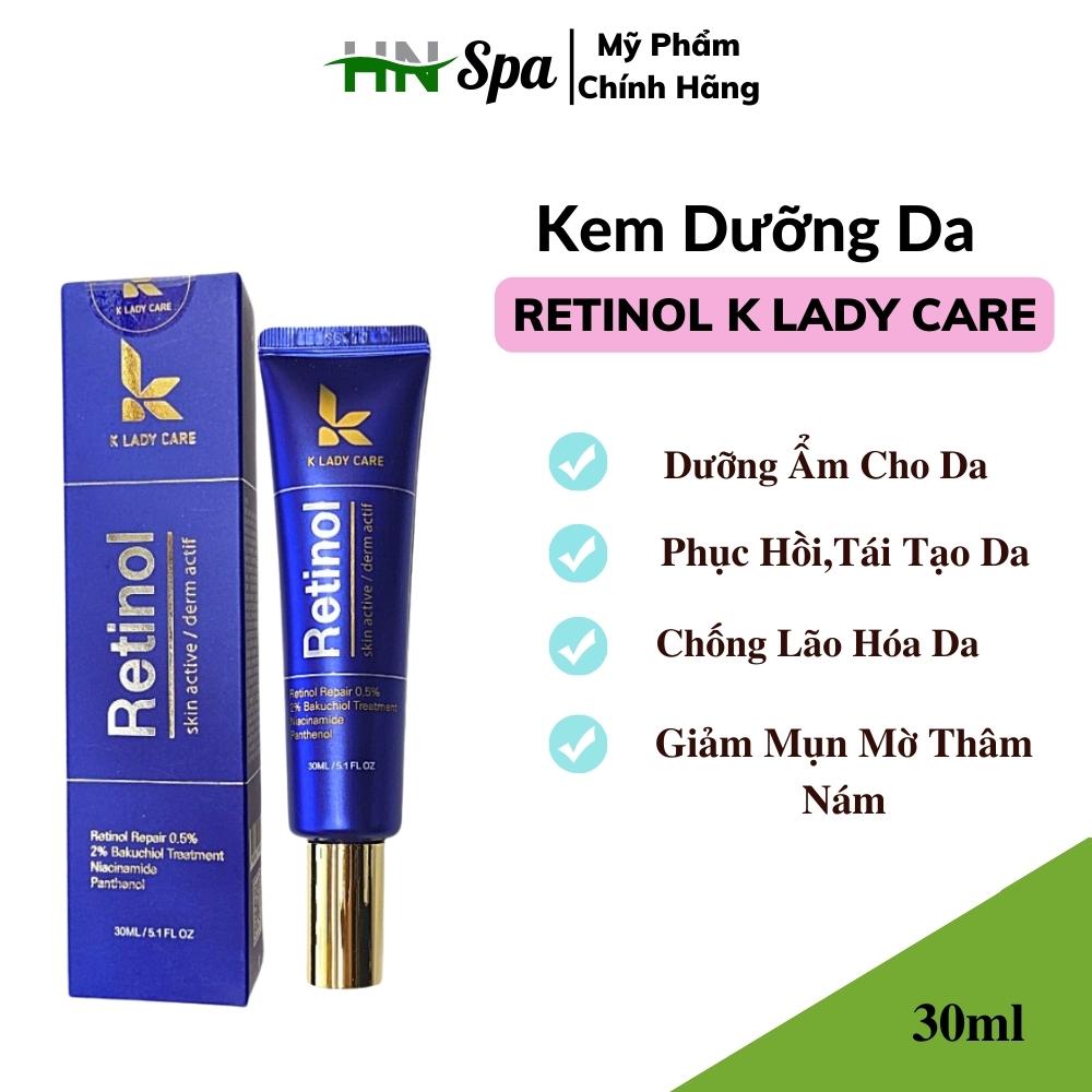 Kem Dưỡng Retinol 0 5 K Lady Care 30ml Hàn Quốc Giảm Mụn Kiểm Soát Dầu