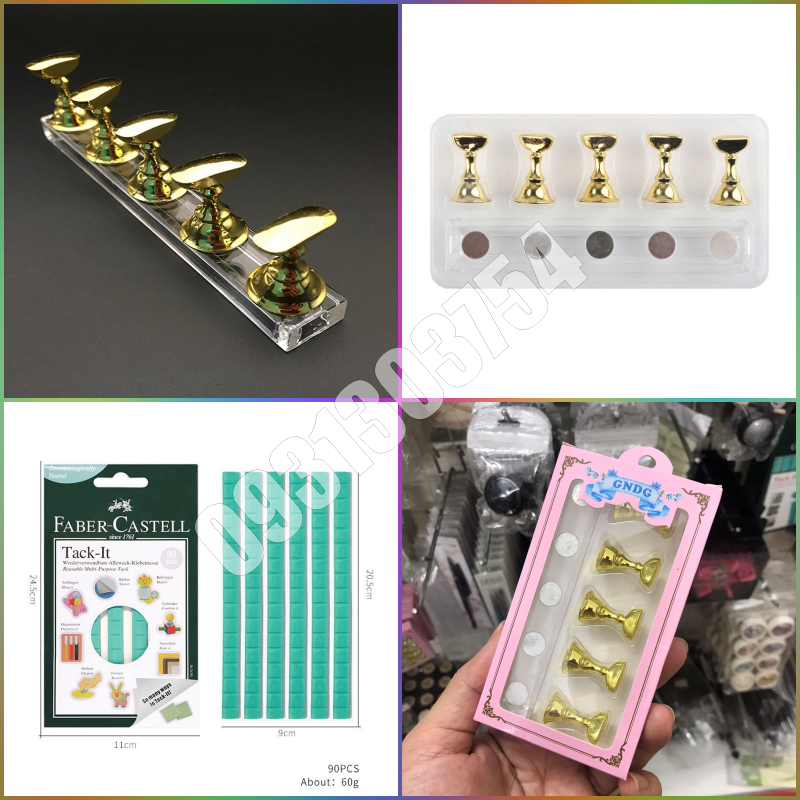 Đế sơn móng mẫu - đế cờ gắng móng mẫu - combo đế cờ + keo sáp - tgn937