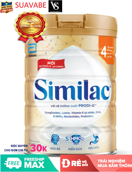 Bộ 2 sữa bột Similac 4 900g