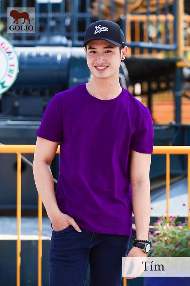[HCM]Áo thun Navi body cổ tròn (Tím đậm)