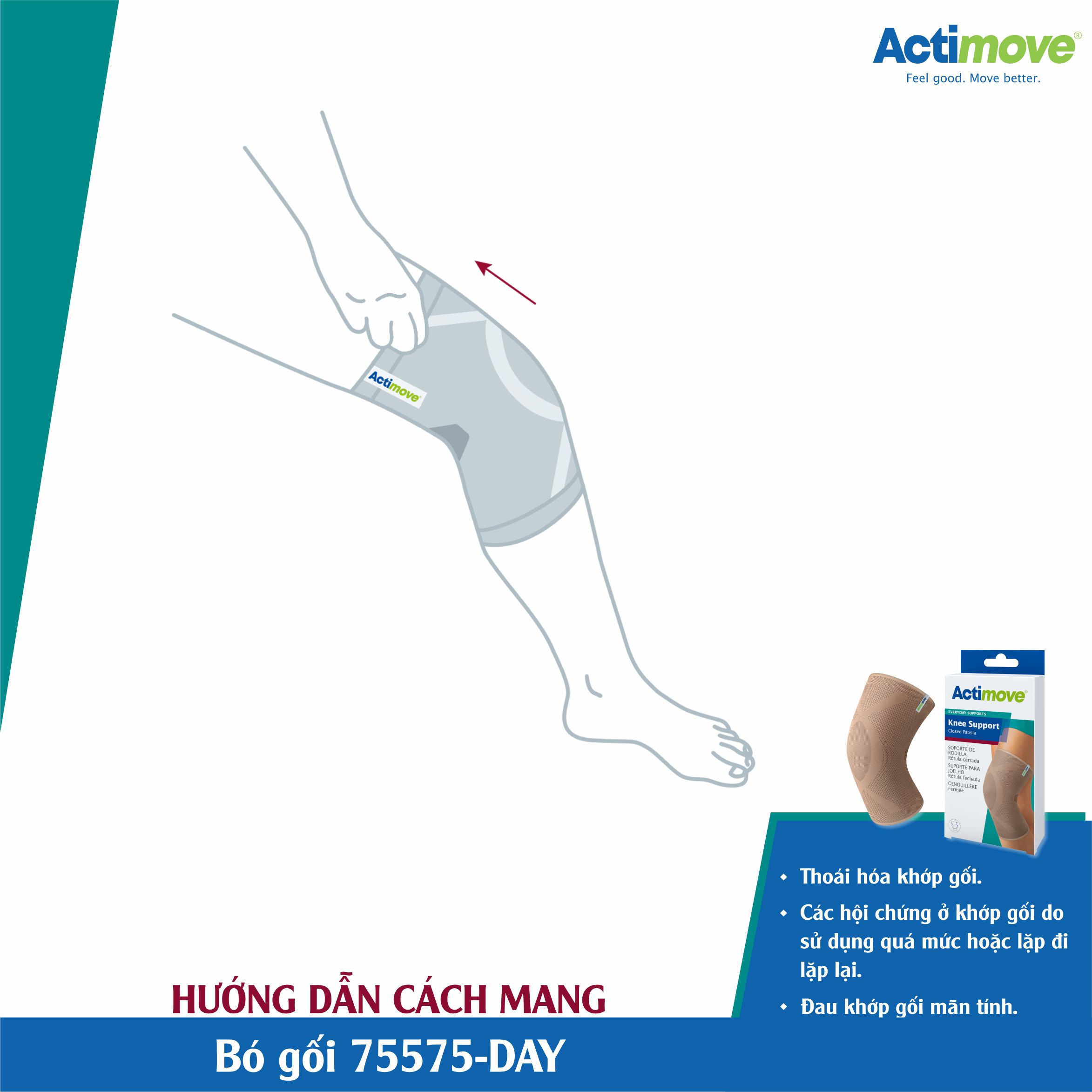 Bó gối 75575-DAY Actimove Knee Support