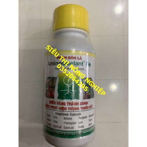 Phân bón khắc phục bệnh vàng lá, rụng lá AminoQuelant Fe - AminoQuelant Fe chai 100ml