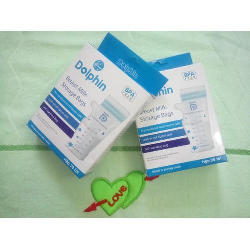Túi trữ sữa dolphin hộp 20 túi
