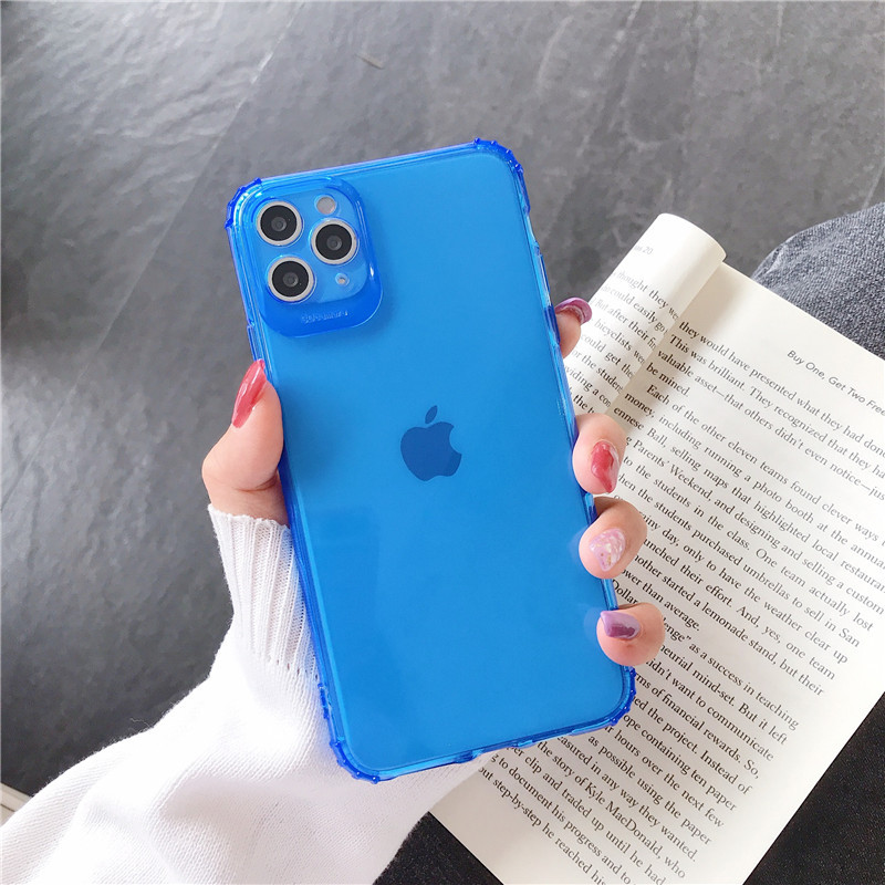 [Siêu Sale] [Có sẵn] Ốp iphone màu neon trong 6plus/6splus/7plus/8plus/X/Xs/Xsmax/11/11promax