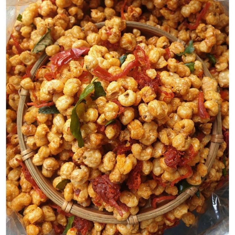Bắp rim khô bò lá chanh lon 250gr