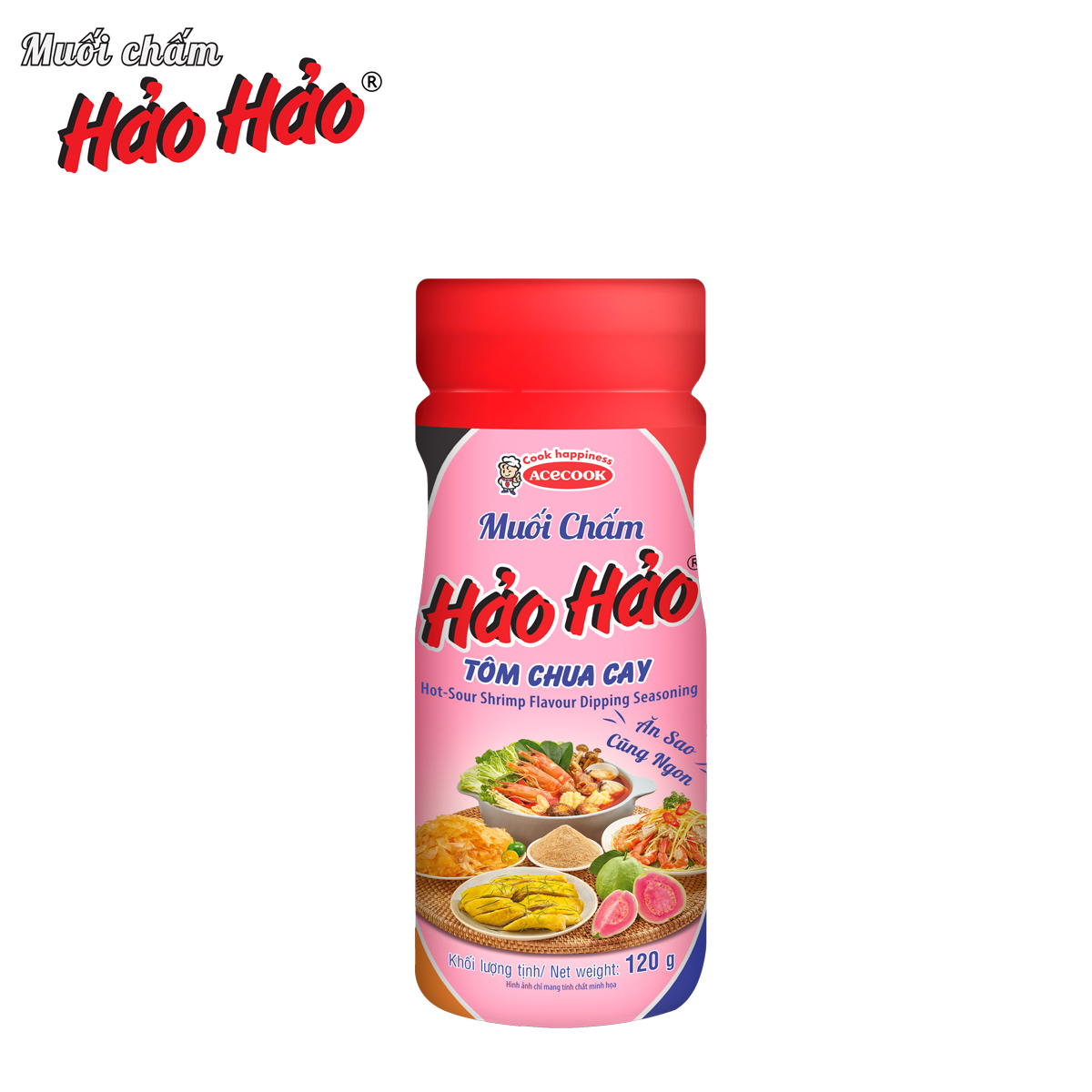 Muối chấm hảo hảo tôm chua cay 120 gram