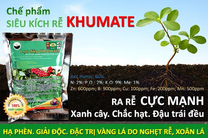 Chế phẩm sinh học KHUMATE -  SIÊU KÍCH RỄ