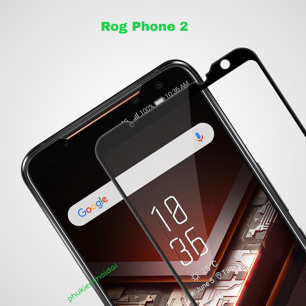 Cường lực 5D cho ROG Phone 2 full màn full keo bóng mượt chất đẹp ( tặng keo mép )