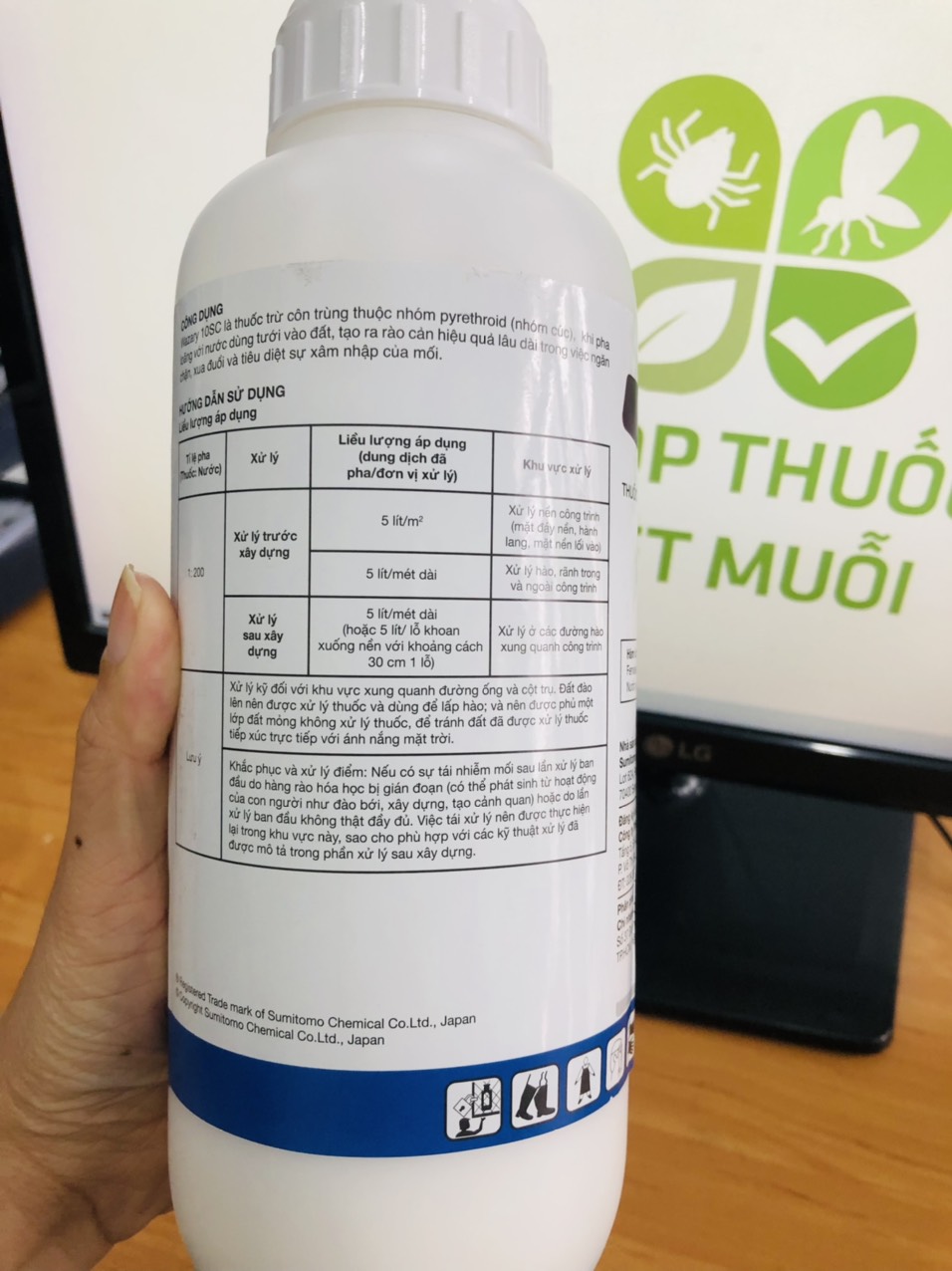 THUỐC TRỪ MỐI TẬN GỐC WAZARY 10SC - ( chai 1 lít )