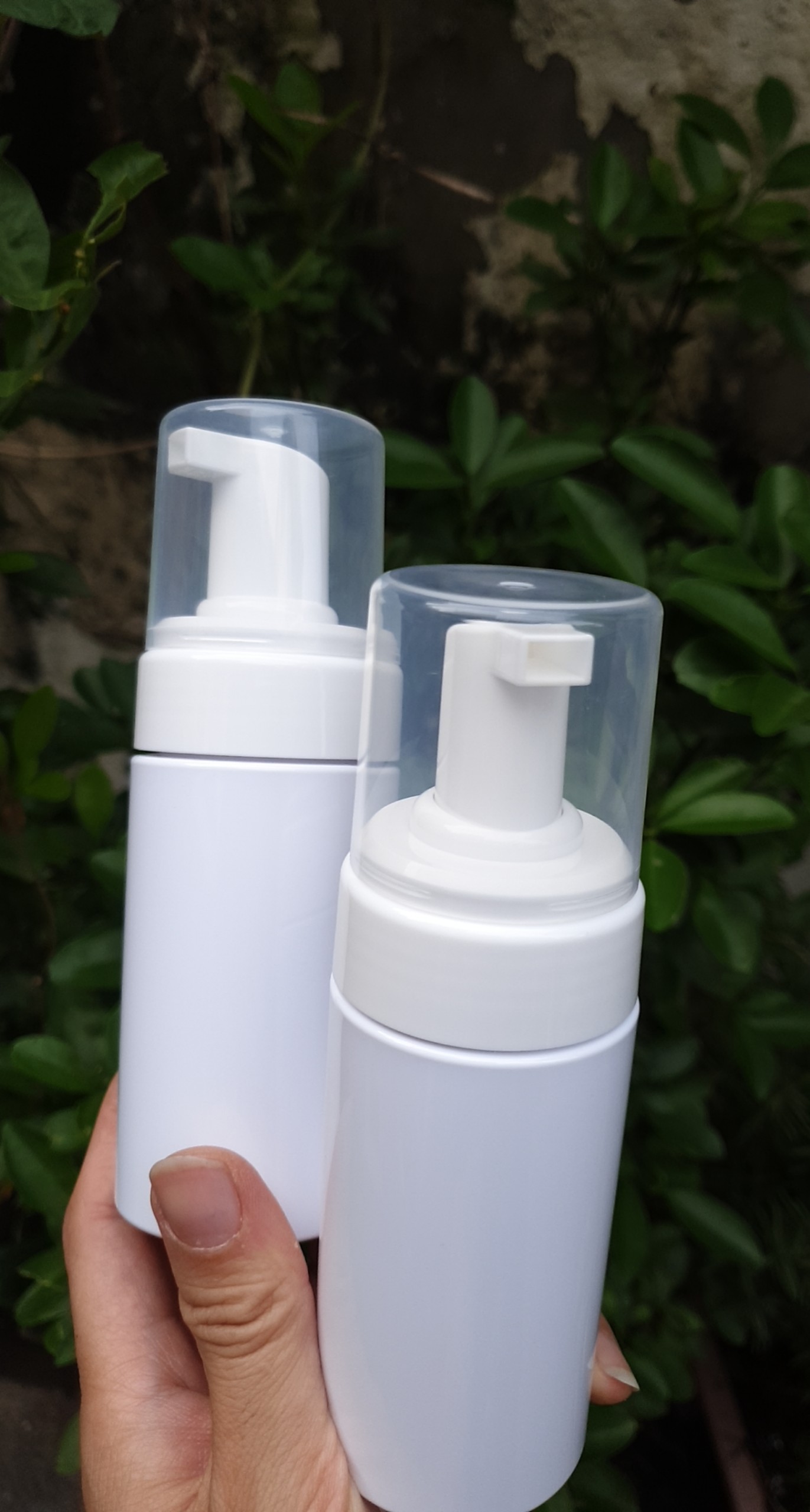 Chai tạo bọt 100ml nhựa trắng sữa