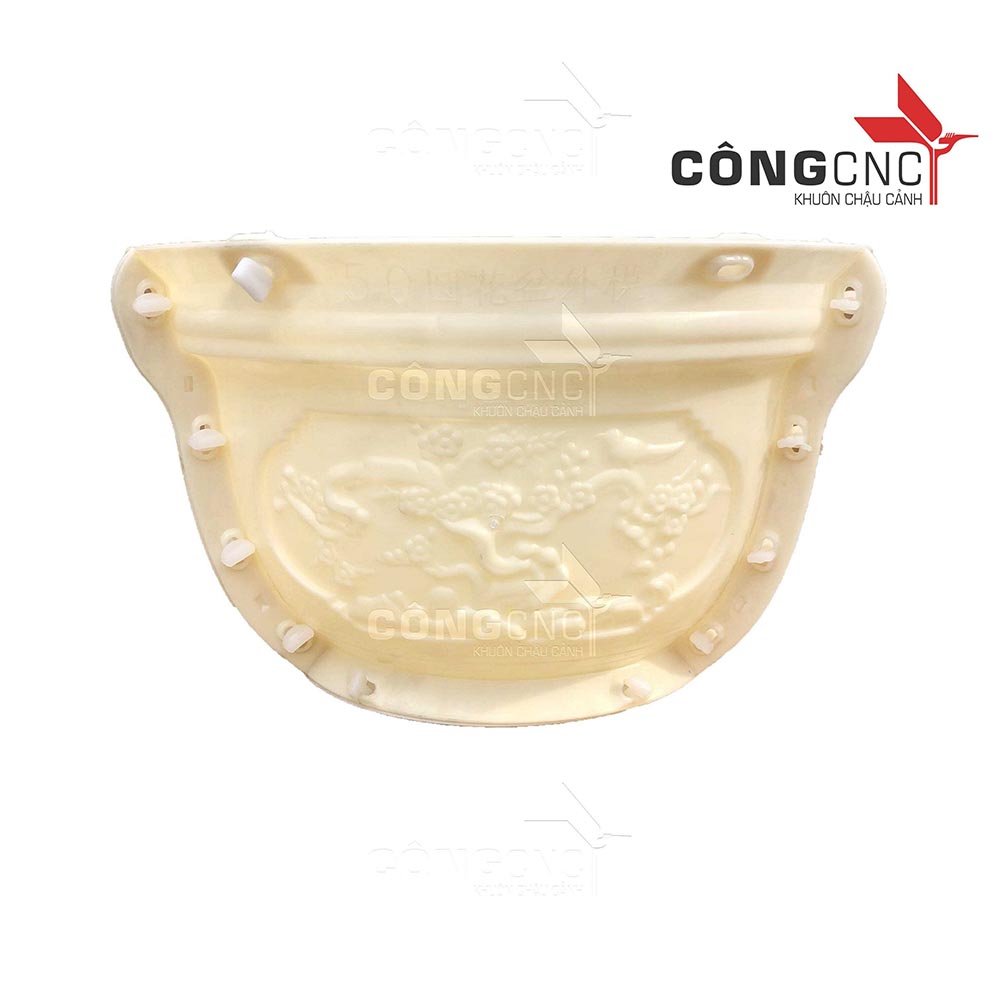 [Khuôn chậu Tròn] Khuôn Chậu Cảnh ABS Tròn 50