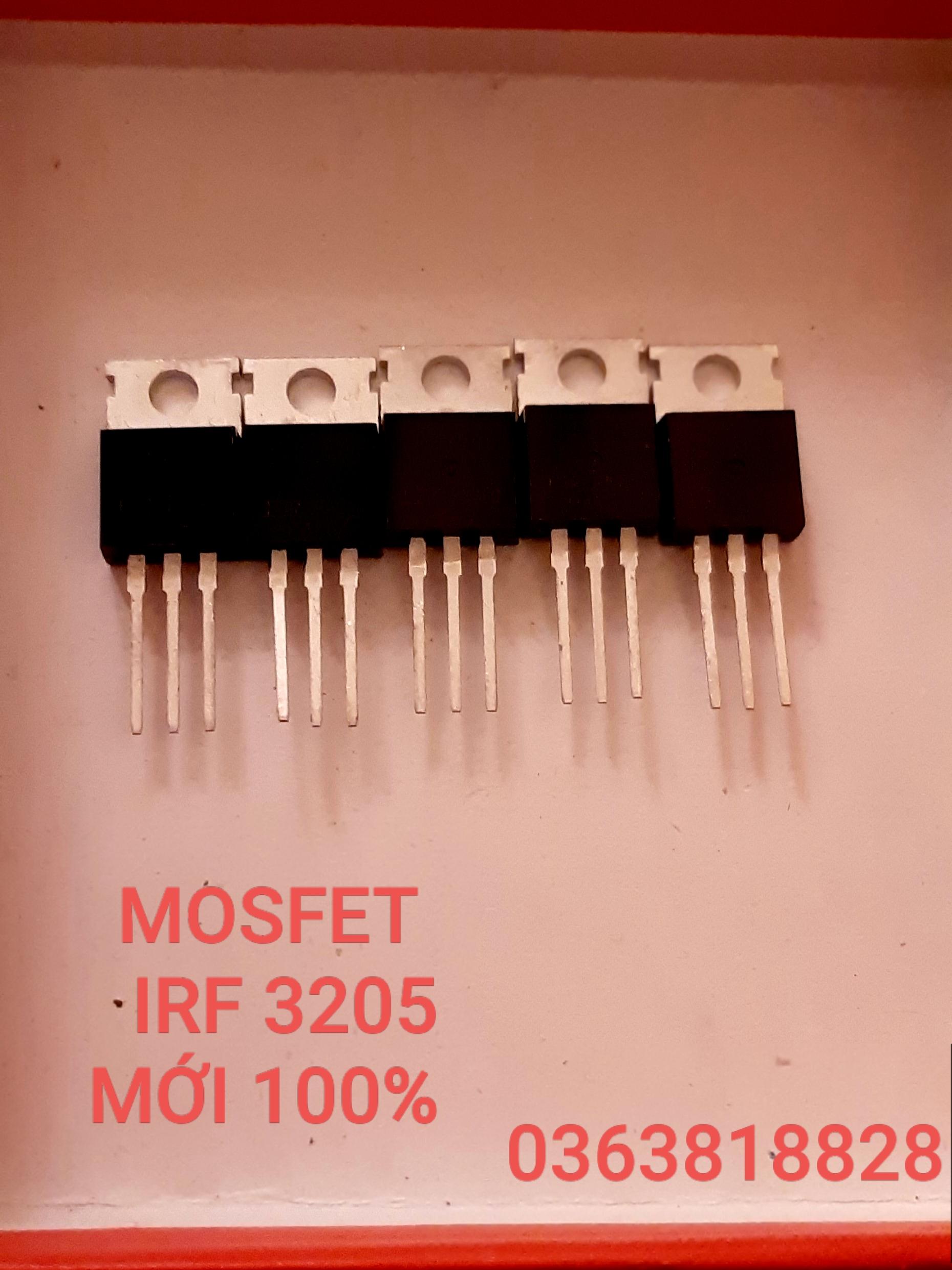 2 chiếc mosfet IRF 3205 MỚI 100% HÀNG HÃNG CHẤT LƯỢNG CAO