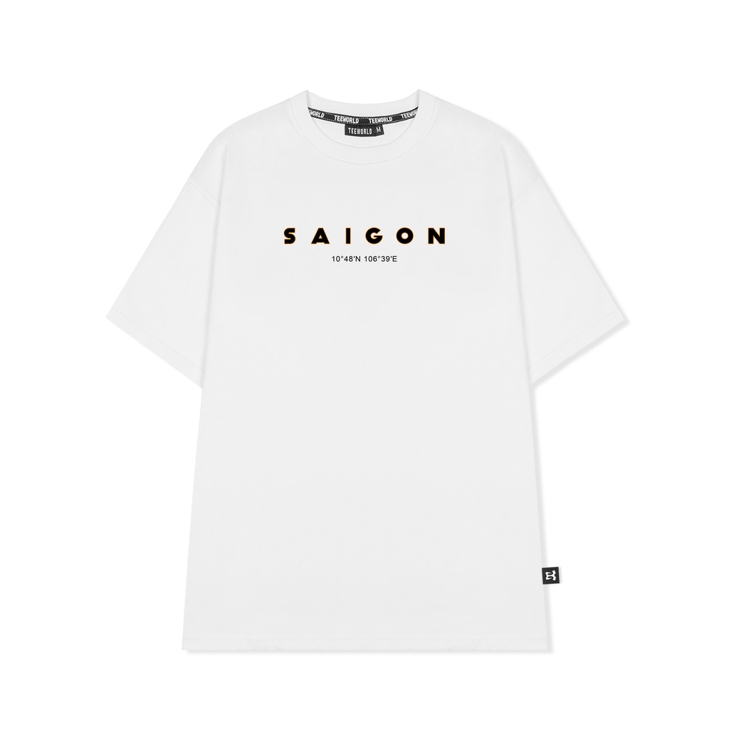 LUCK Áo Thun Local Brand Teeworld Sài Gòn - Everything you need to know Nam Nữ Trắng Đen Form Rộng Unisex
