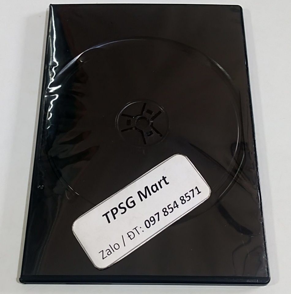 Hộp đựng đĩa CD, DVD nhựa đen / Hộp đựng 2 đĩa