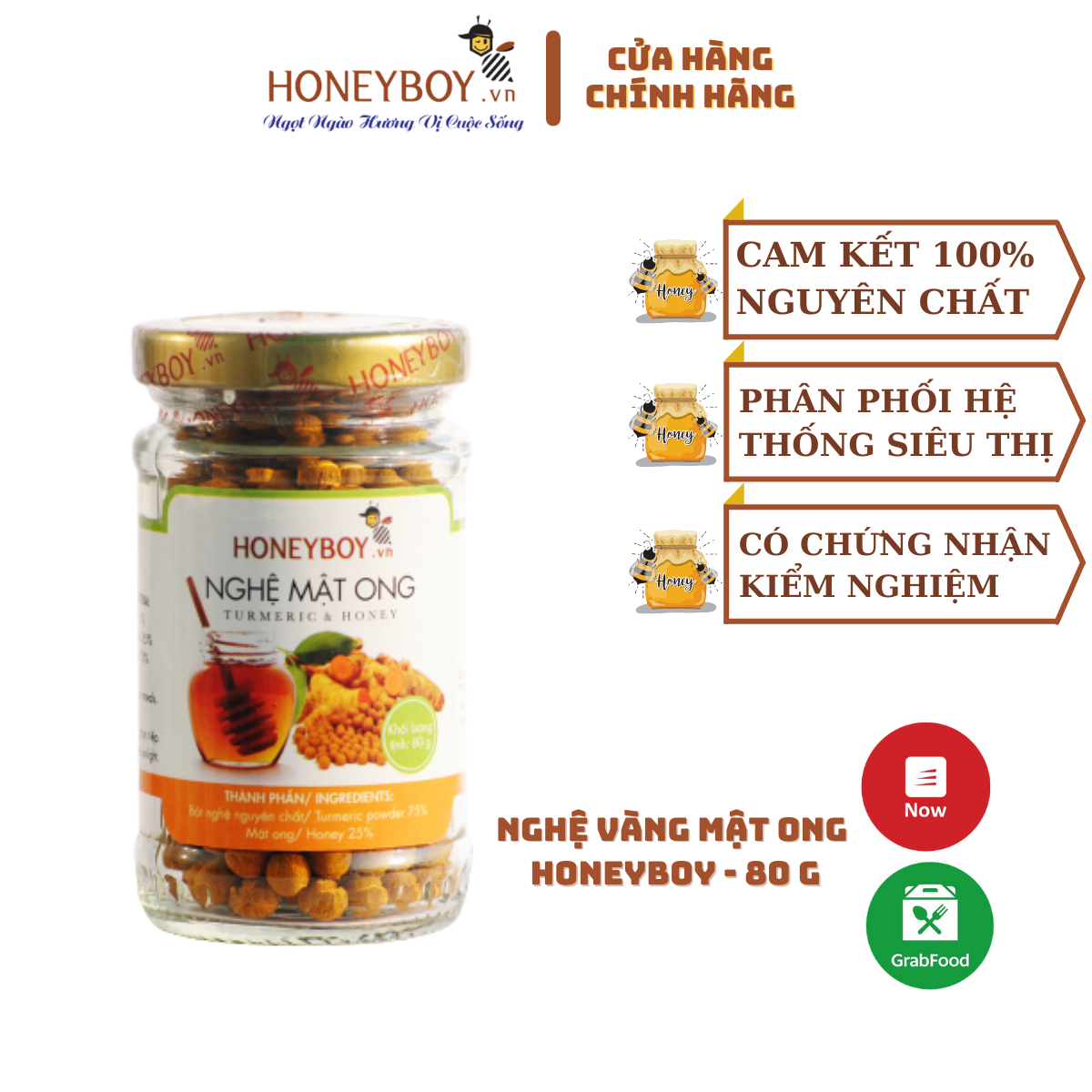 Nghệ Mật ong Honeyboy 80g