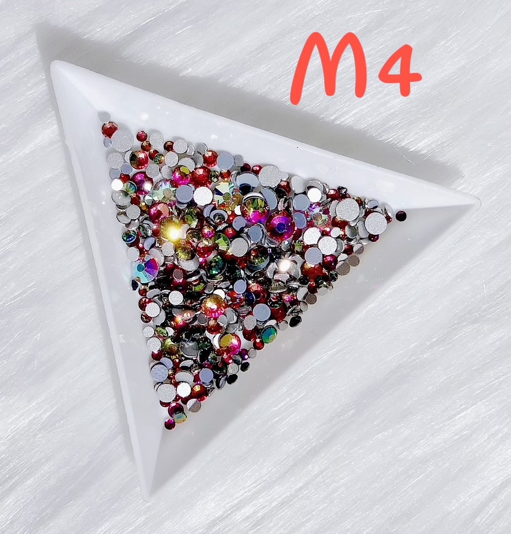 Đá Trang Trí Móng Tay Mix Size ( Bịch 300v~350v )